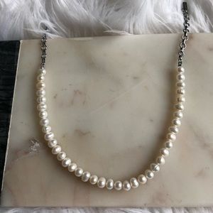 Lia Sophia Infinite me Necklace- Genuine Pearls